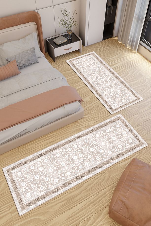 Dijital Baskı Makinede Yıkanabilir Kaymaz Taban Salon Halısı Yatak Odası Halısı & Yolluk Modelleri - 4
