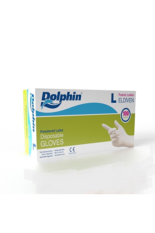 Pudralı Lateks Eldiven - L - 1
