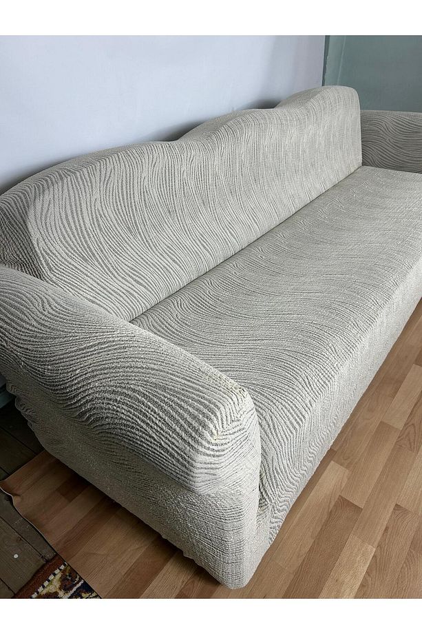 Koltuk Kanepe Örtüsü Jakarlı 3 3 1 1 Lastikli Esnek - 3