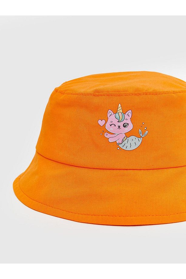 LCW baby Baskılı Kız Bebek Bucket Şapka (S5) - 3