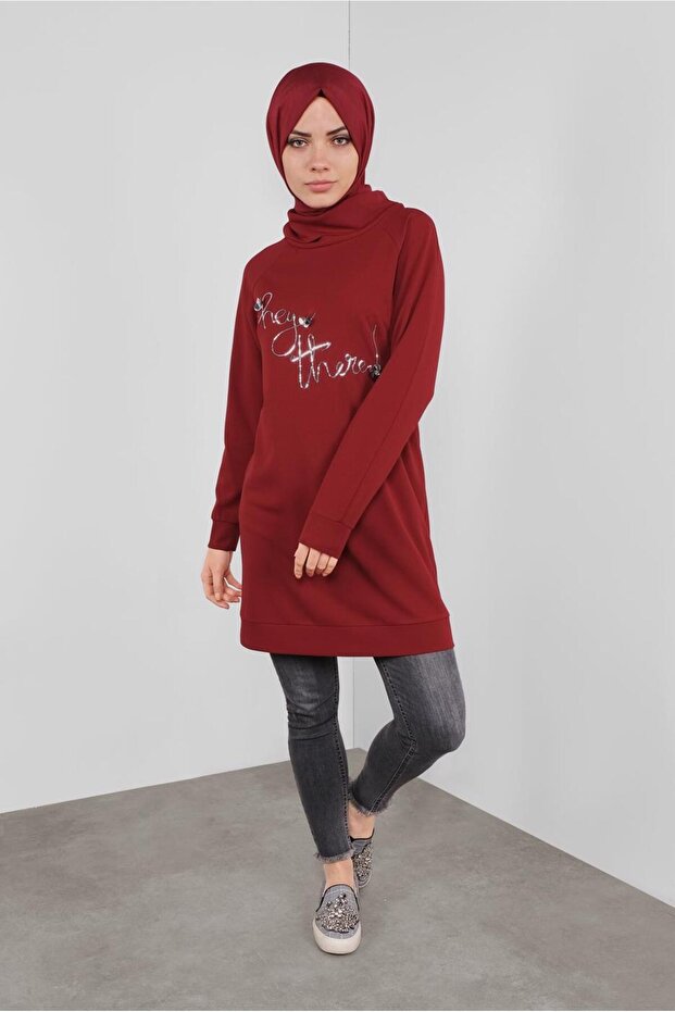 PULLU BOĞAZLI TUNİK 41302 - 1