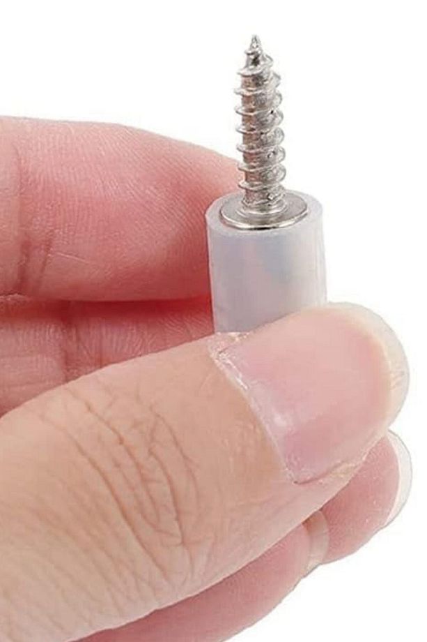 ® 30 Adet Dayanıklı Metal Raf Tutucu Raf Pimi - 4