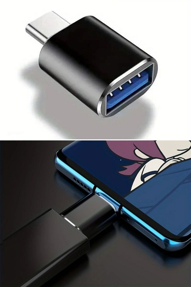 ® 1 Adet Usb to C Adaptor Dişi Çevirici Dönüştürücü Adaptör - 4