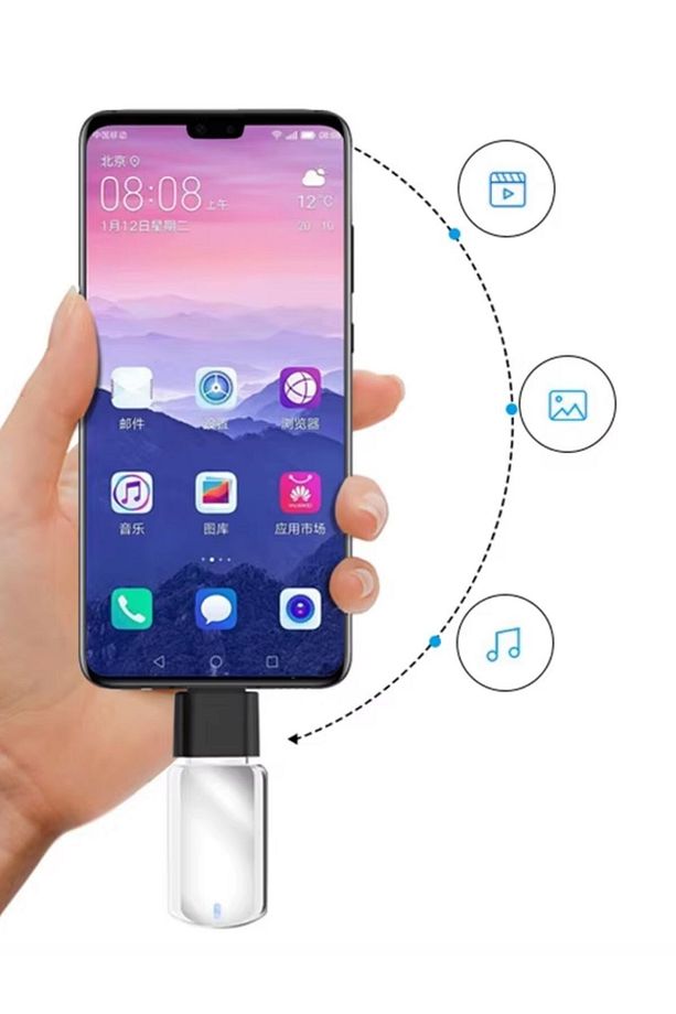 ® 1 Adet Usb to C Adaptor Dişi Çevirici Dönüştürücü Adaptör - 3