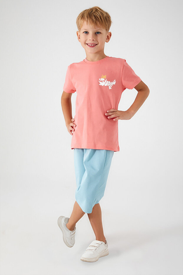 Just Surf Pink Boy Capri Set - 1