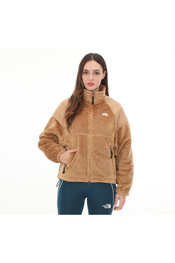 F0A84F8I0J1-R The North Face W Versa Velour Jacket Kadın Ceket Kahve - 1