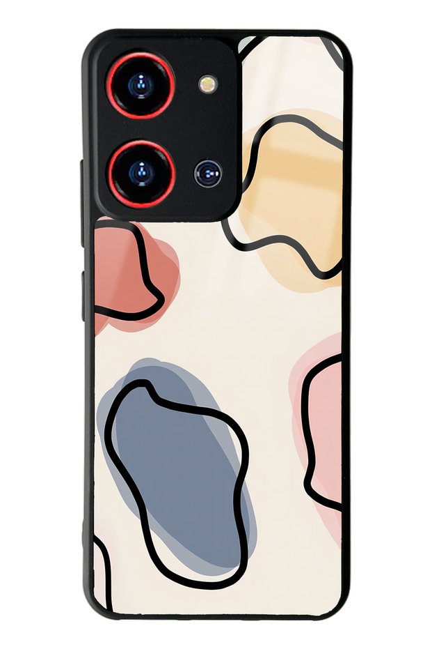 Reeder S19 Max Pro S Zoom Nude Milky Design Glossy Phone Case