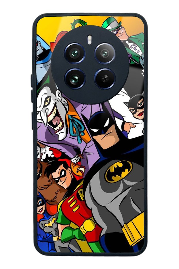 حافظة هاتف لامعة بتصميم DC Comics لهاتف اوبو ريلمي 12 برو بلس
