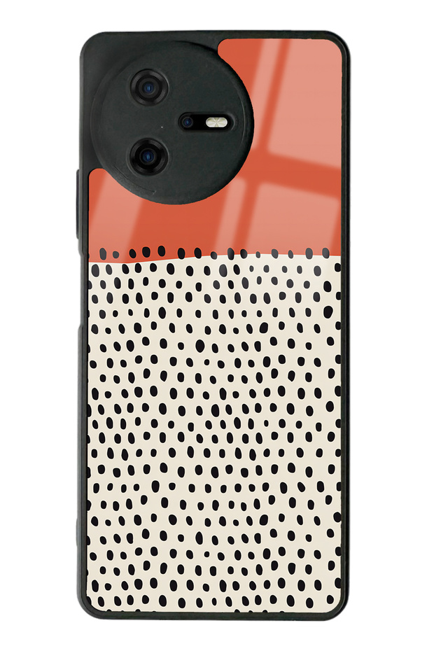 Casper Via A40 Glossy Phone Case with Vintage Art Design