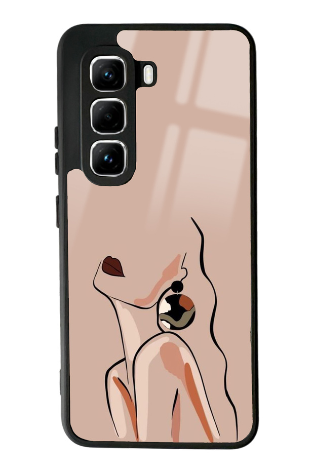 Infinix Hot 50 Pro Silhouette Design Glossy Phone Case