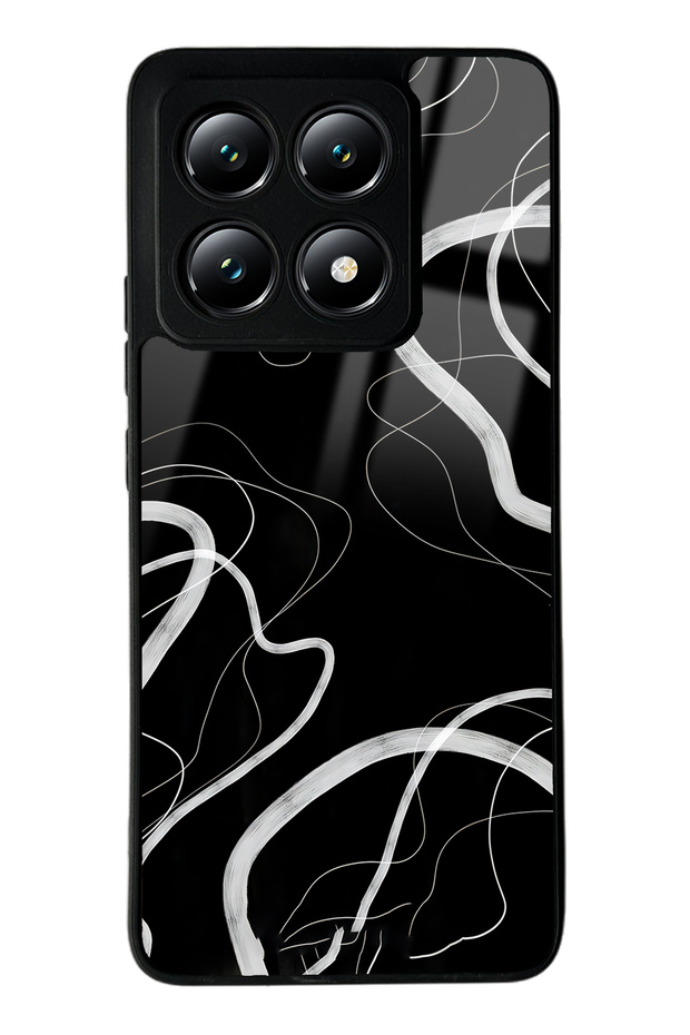 Teleplus Xiaomi Mi 14t Black Wave Design Glossy Phone Case