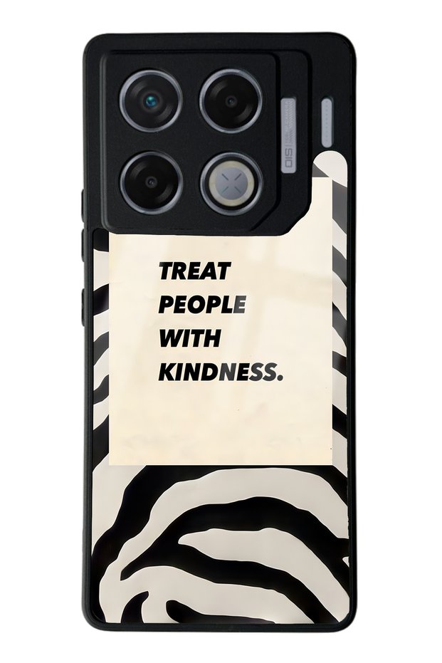 Infinix Gt 20 Pro Zebra Motto Design Glossy Phone Case