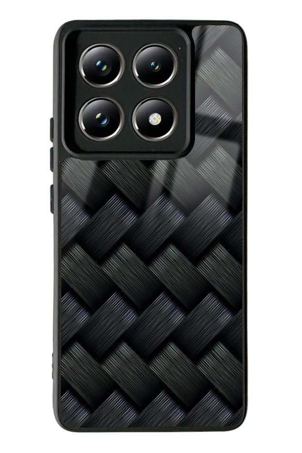 Xiaomi Mi 14 t Pro Black Mesh Design Glossy Phone Case