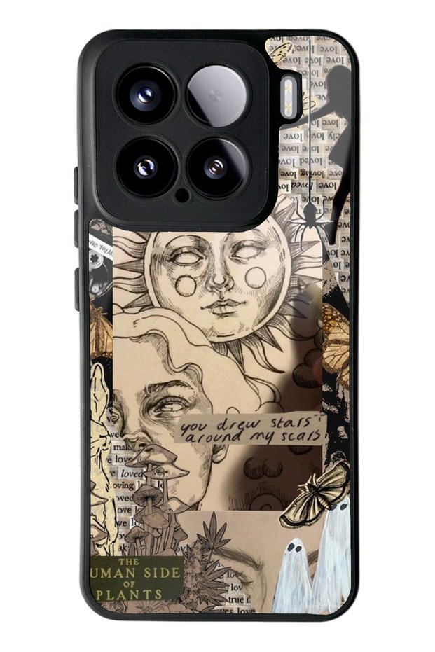 Glossy Phone Case for Xiaomi Mi 15 Sun Goddess Design