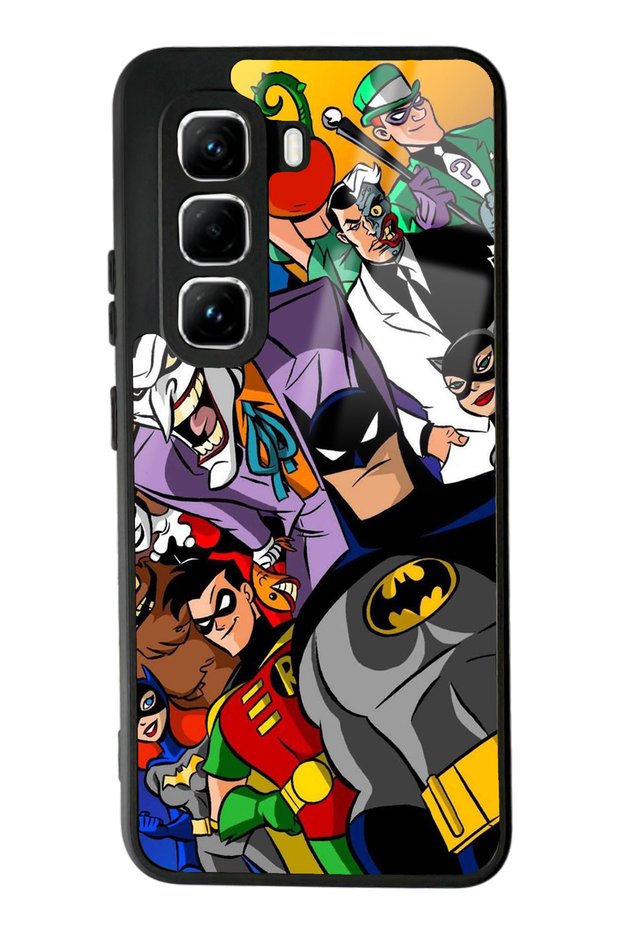 حافظة هاتف لامعة بتصميم Infinix Hot 50 Pro DC Comics