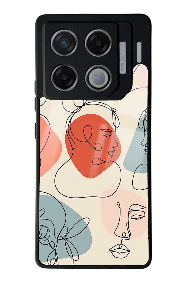 Glossy Phone Case for Infinix Gt 20 Pro Nude Mask Design