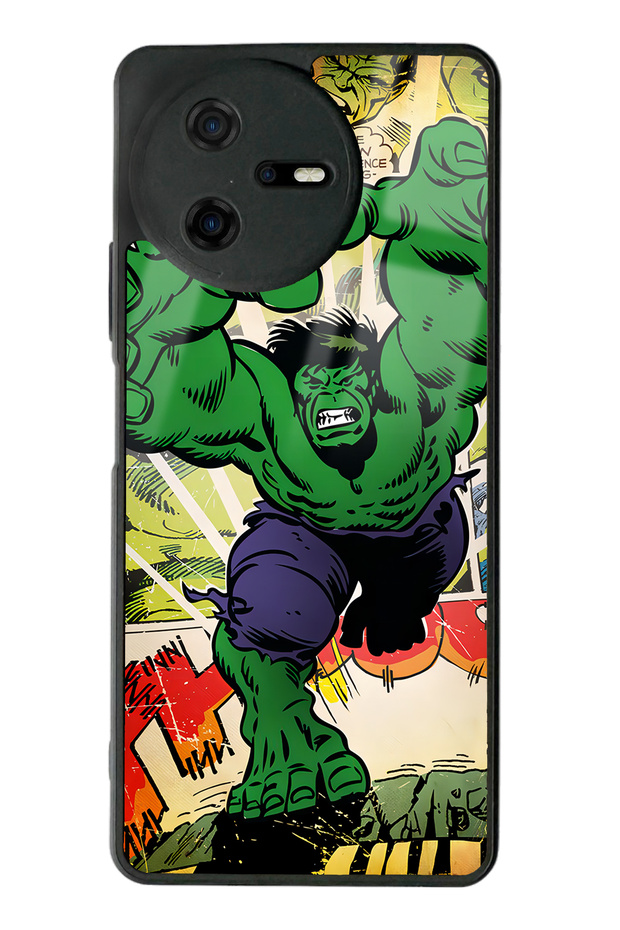 حافظة هاتف لامعة بتصميم Hulk مقاس A40 من Casper Via