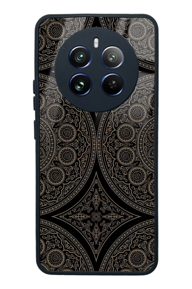 Oppo Realme 12 Pro Glossy Phone Case with Ottoman Motif Design