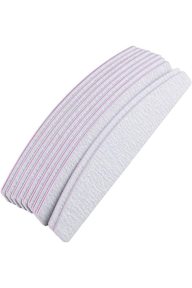 10 Pcs Professional Quality Nail File 100/180 grain Manicure Gel Nails Acrylic Natural Nail File