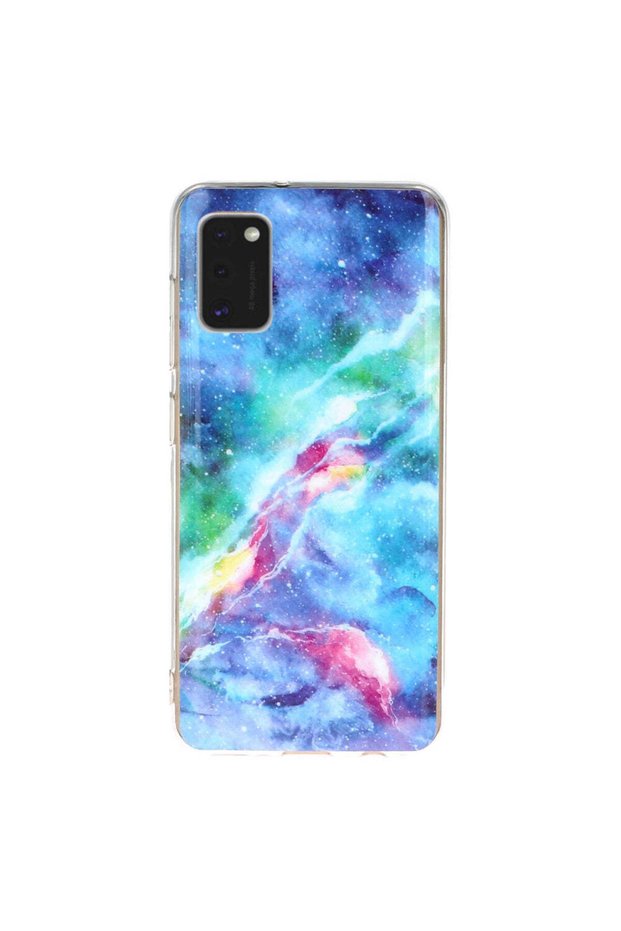 Case Compatible with Samsung A41 Nebula model, Shockproof Multicolor