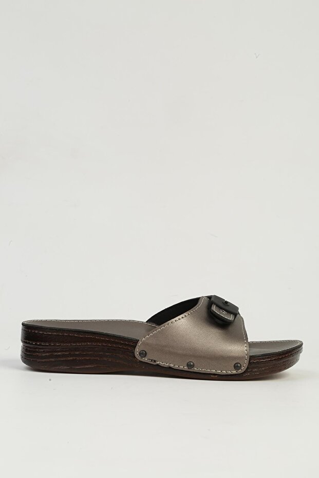 Gray Women's Slippers Pc-7265