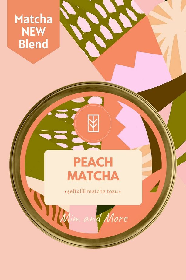 Fruit and Rose Passion Matcha 3'lü Set - High Vibes Matcha, Rose Matcha, Peach Matcha 3^lü Set - 4
