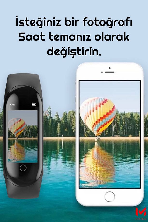 M6 Akıllı Bileklik 2025 | Renkli Ekranlı Akıllı Saat | Bluetooth | iOS Android Uyumlu | Adım Sayar - 7