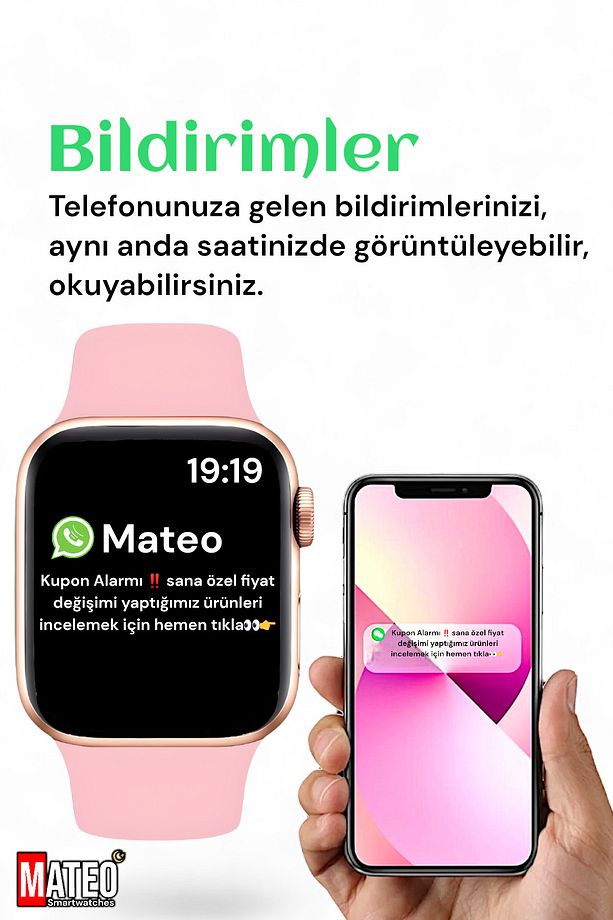 Akıllı Saat Yeni Nesil T700s Watch 7 Series Ios Androıd Uyumlu Bluetooh Arama Bildirim Alma - 5