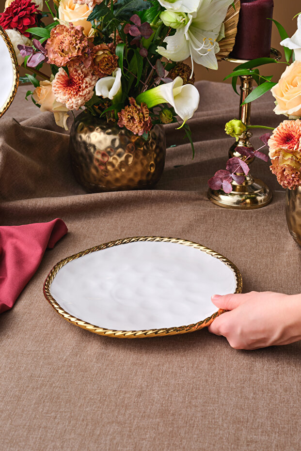 Goldest Servis Tabağı 25 Cm - 2