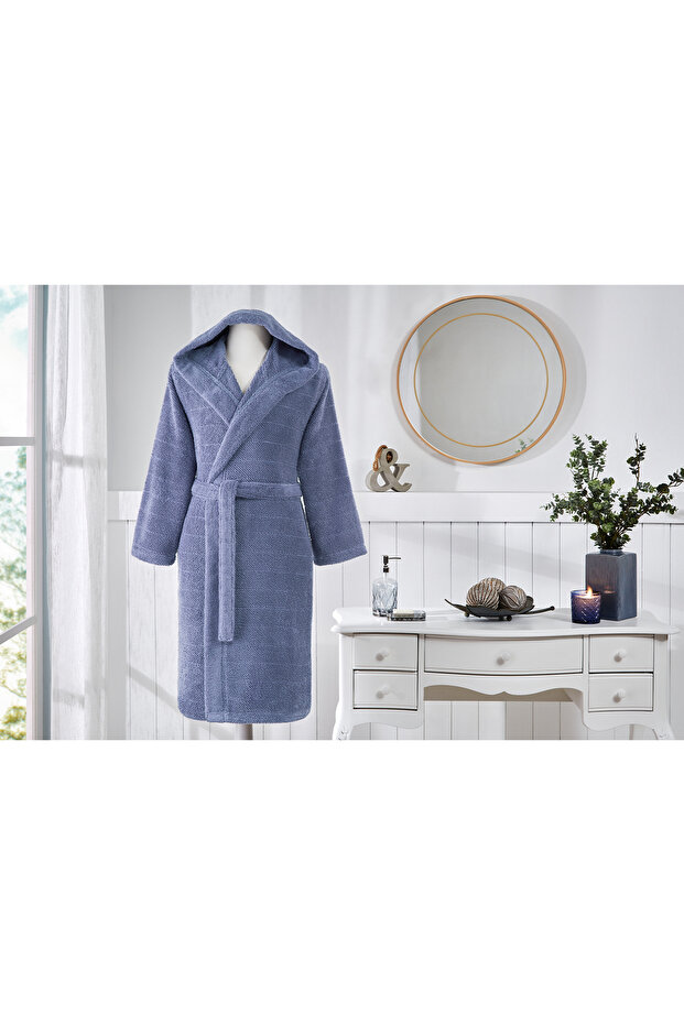 Özdilek Douce Kapüşonlu Bornoz - 2