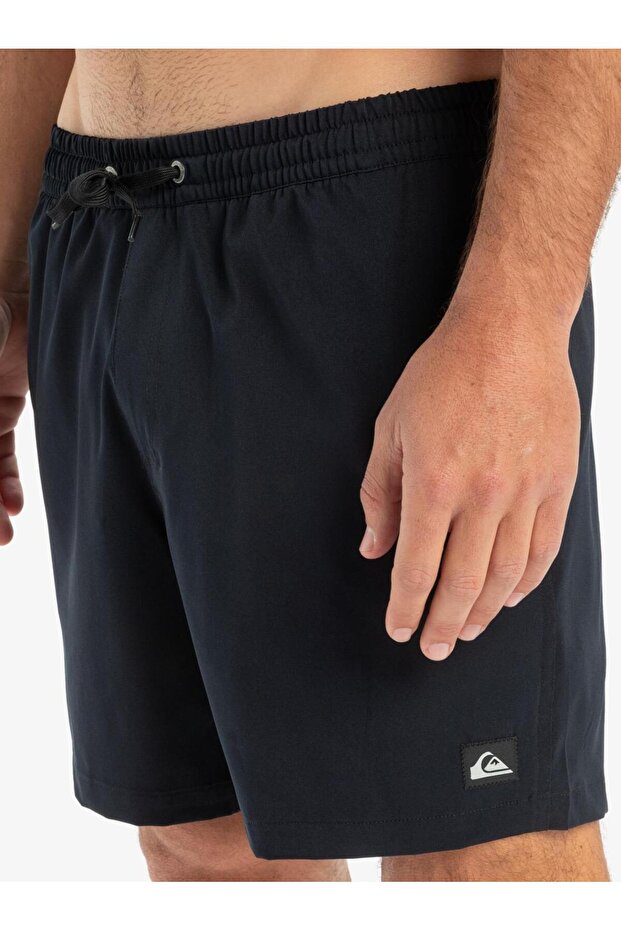 EQYJV04118-KVJ0 Surfsilk Solid Volley 16 Erkek Şort Mayo Siyah - 3