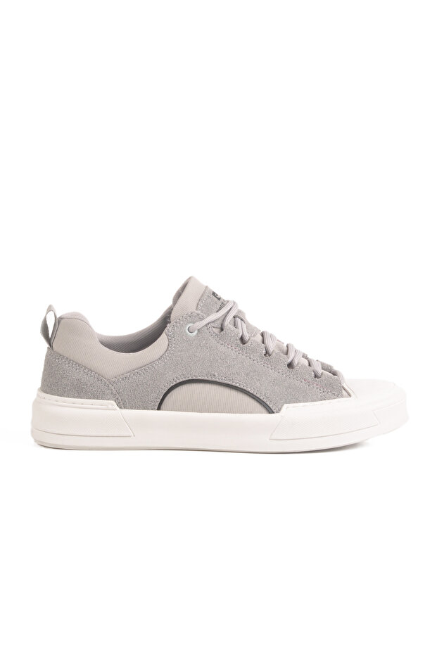 Gray Genuine Leather Men's Sneaker 23Corvet m