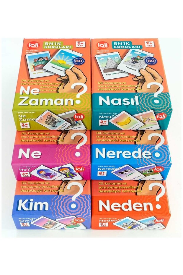 5N1K Conversation Skills Supporting Card Game – Set of 480 Cards with 6 Boxes