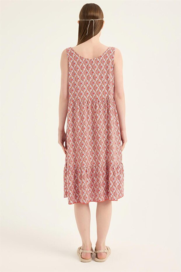 Rochie cu model mini ventilator - 5