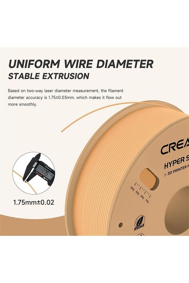 Hyper Pla Filament Peach Fuzz 1.75mm 1kg - 3