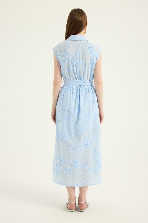 Kuşaklı Elbise - 5