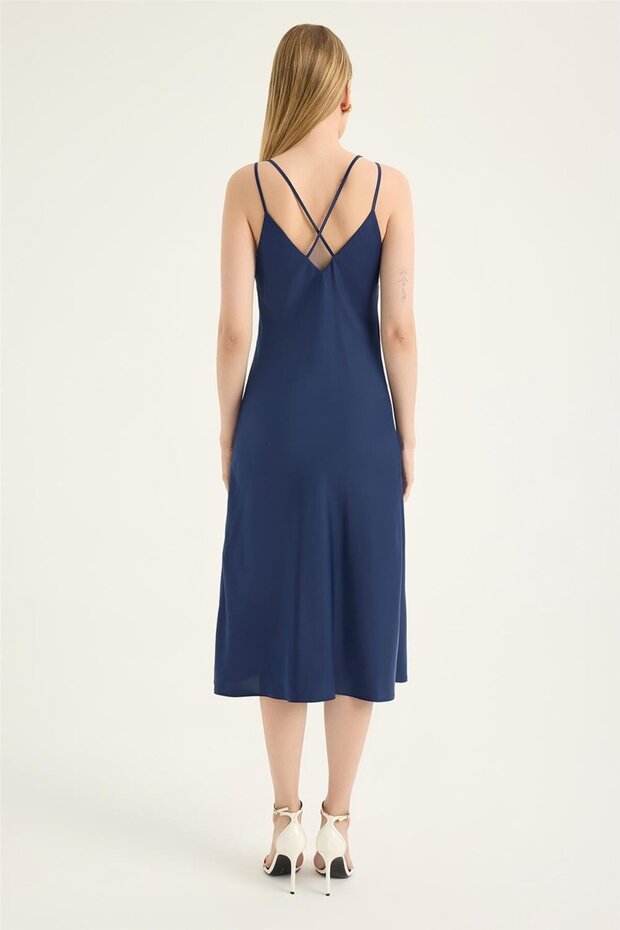 İkili Askılı Elbise - 5