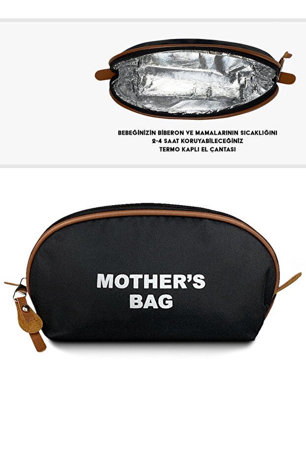 Just For Baby Anne Bebek Bakım Ve Kadın Çantası - Siyah - 7