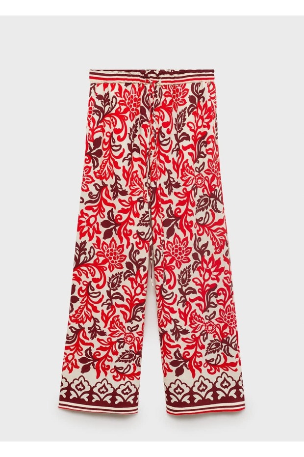 Çiçekli pantolon - 3
