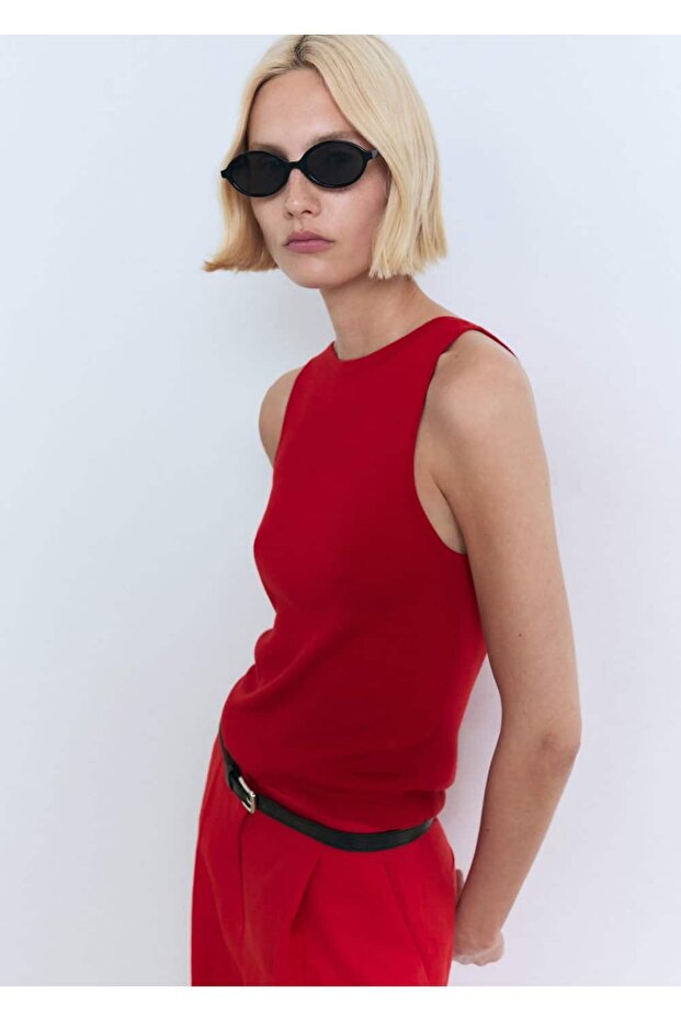 İnce örgü bluz - 1