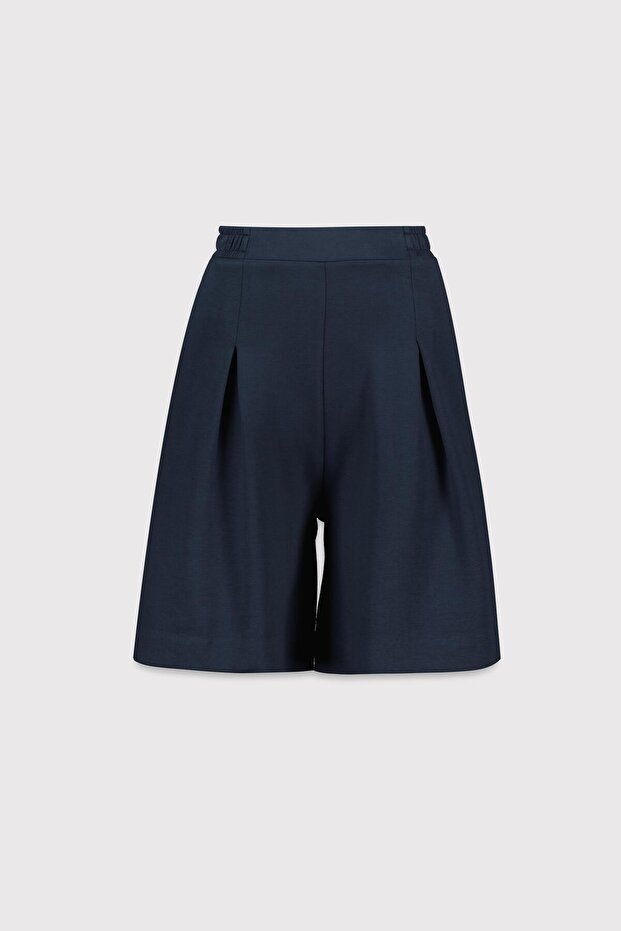 Dökümlü İnterlok Bermuda Şort - 5