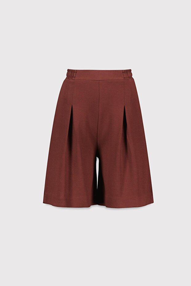 Dökümlü İnterlok Bermuda Şort - 5