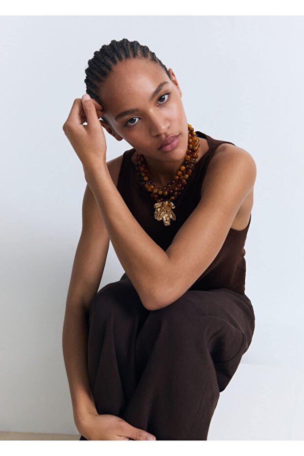 İnce örgü bluz - 5