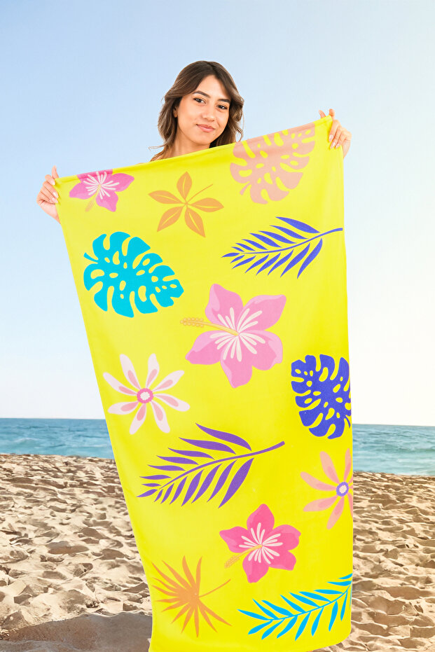 Printed Beach Towel - 1