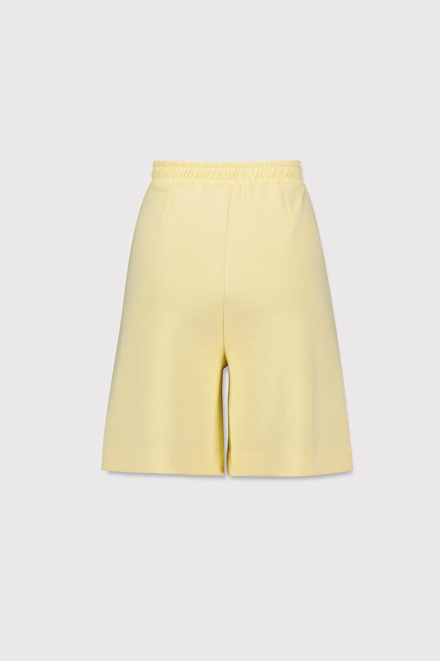 Dökümlü İnterlok Bermuda Şort - 6