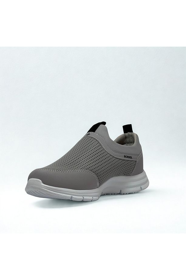 Fileli Günlük Rahat Slip-On Spor Ayakkabı - 3