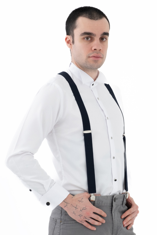 Pantolon Askısı 3 Klips Ayarlanabilir Elastik - 4