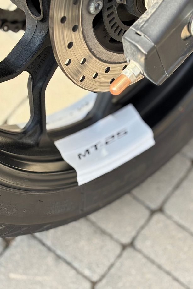 Yamaha MT-25 için Jant Detay Sticker (1 ADET ÜRÜN GÖNDERİLİR) - 4