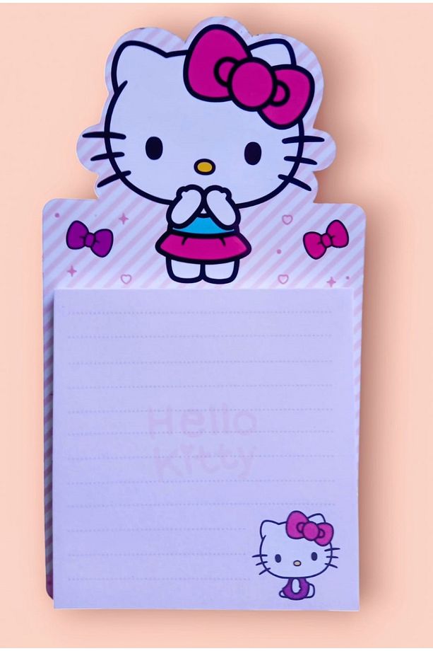Hello Kitty Mıknatıslı Notluk 50 Yp. Tüm Metal Yüzeylere Tutunabilir - 3