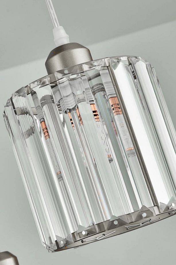 Lüx Kristal Modern Krom Tekli avize - 3
